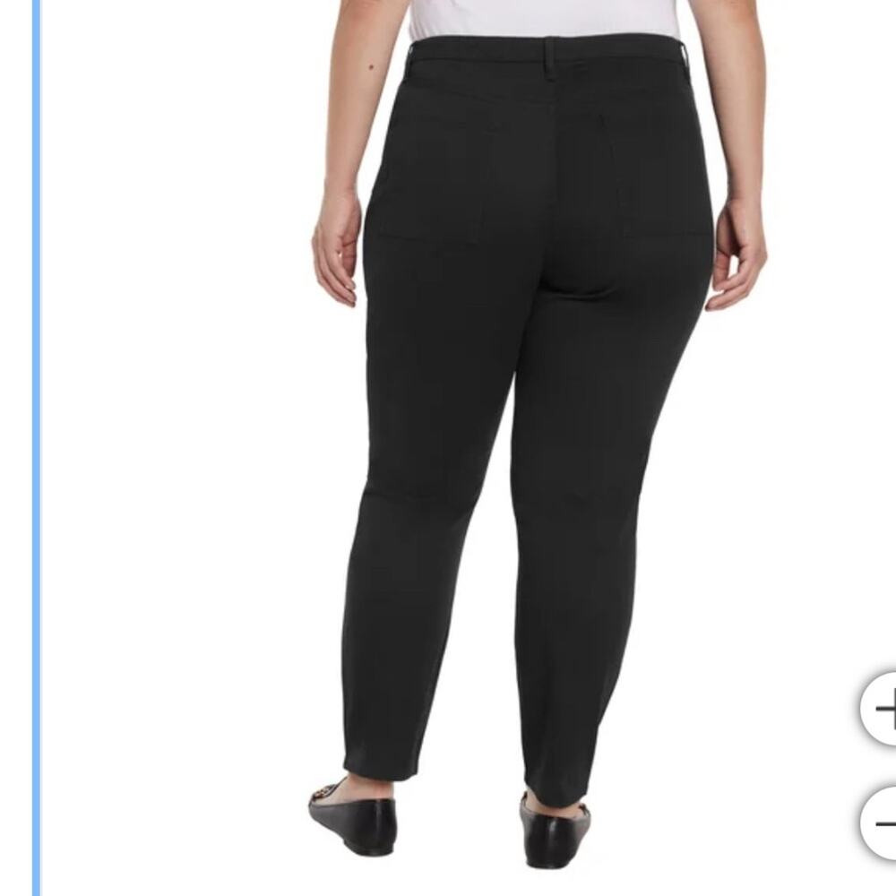 Banana Republic Women’s Black Pants new High Rise Twill New Size 14 - Picture 3 of 8